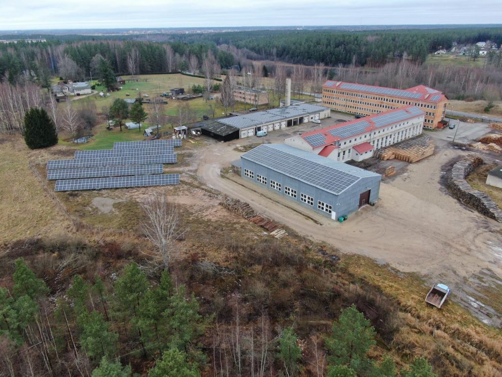 Solar power stations for industrial buildings in Võru