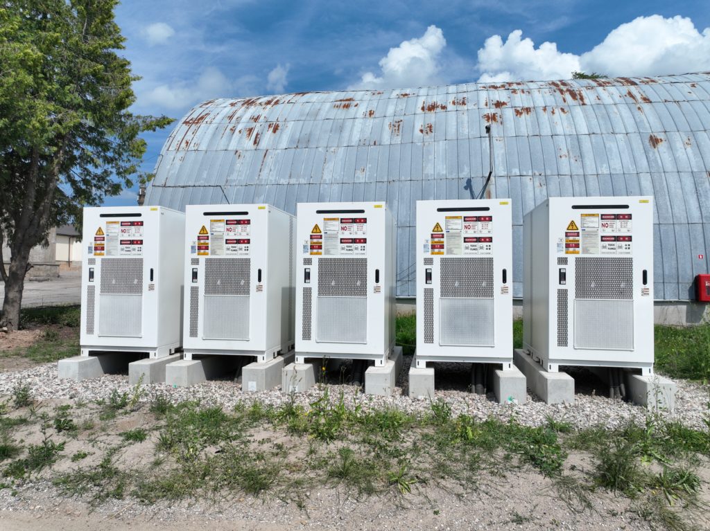 Energy storage system 0.54 MW / 1.075 MWh in Saldus Municipality